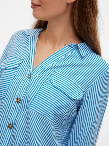 VERO MODA Blouse 'BUMPY' in Blue