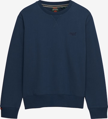 Superdry & Co Sweatshirt 'Essential' in Blauw: voorkant