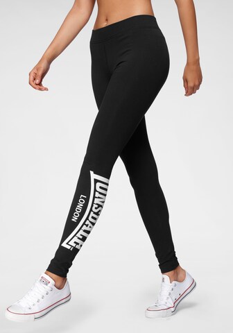 LONSDALE Skinny Leggings in Black