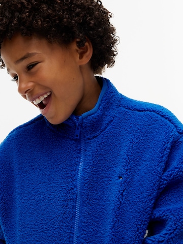 TOMMY HILFIGER Fleece jas in Blauw