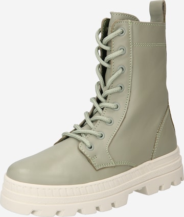 Marc O'Polo Lace-up bootie 'Jessy' in Green: front