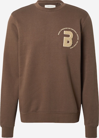 BLEND Sweatshirt 'BHFLORIAN' in Bruin: voorkant