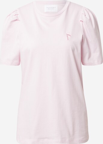 SISTERS POINT - Camisa 'PRIVA' em rosa: frente