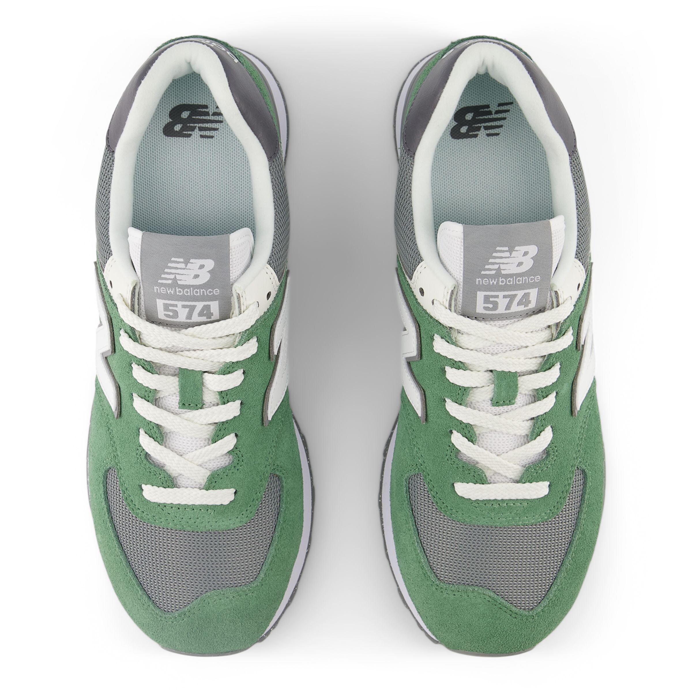 Baskets basses '574' new balance en vert