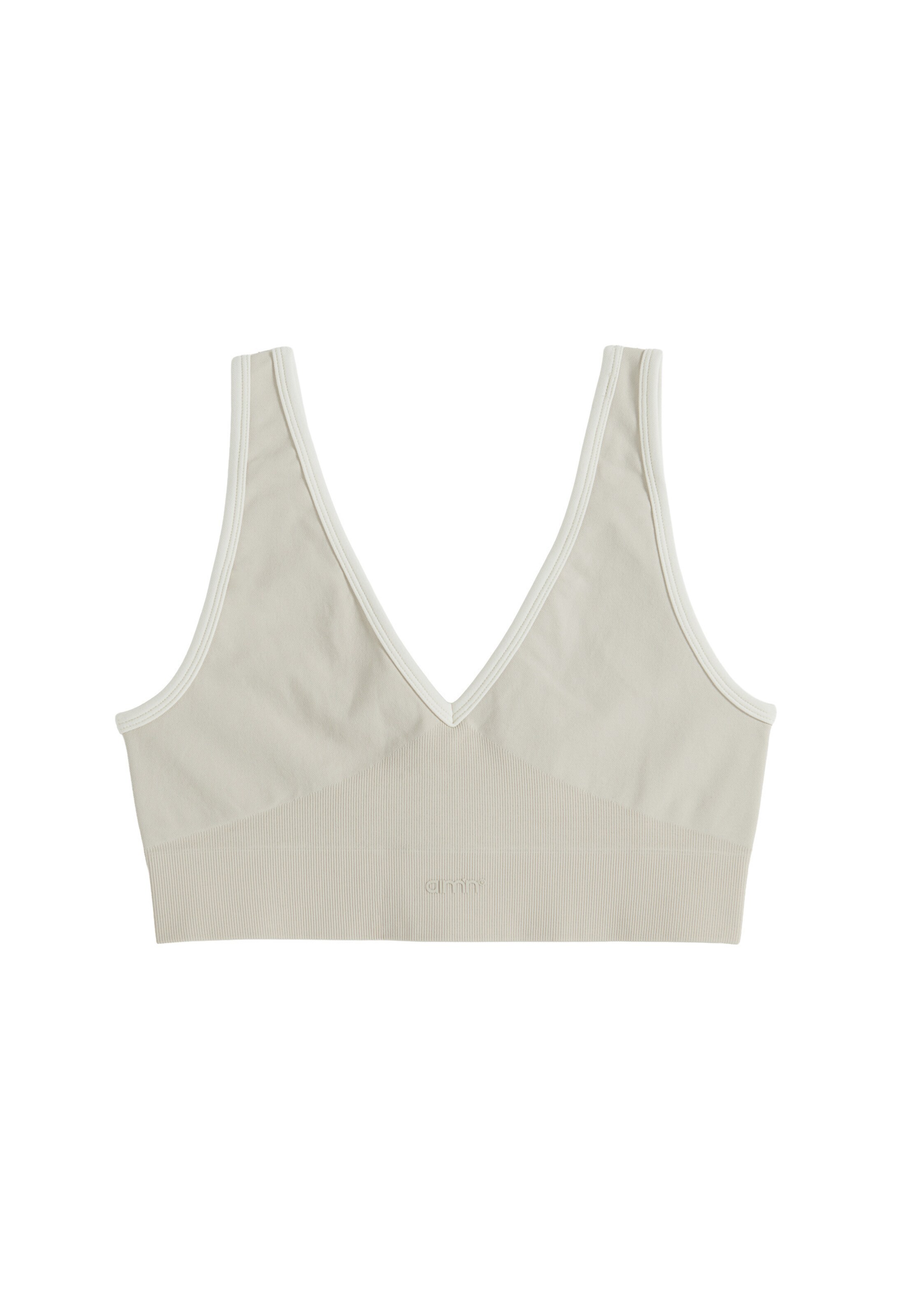 Soutien-gorge de sport Aim'n en beige : devant