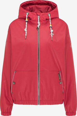 Schmuddelwedda Between-Season Jacket in Red: front