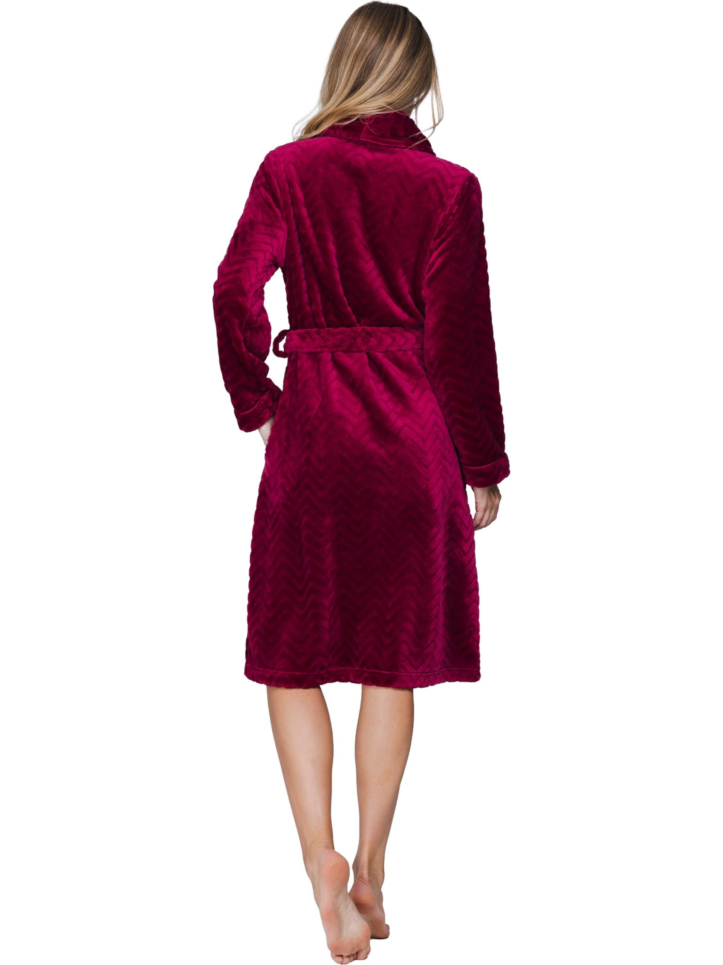 Pastunette Ochtendjas 'Rosewood Comfort' in Rood