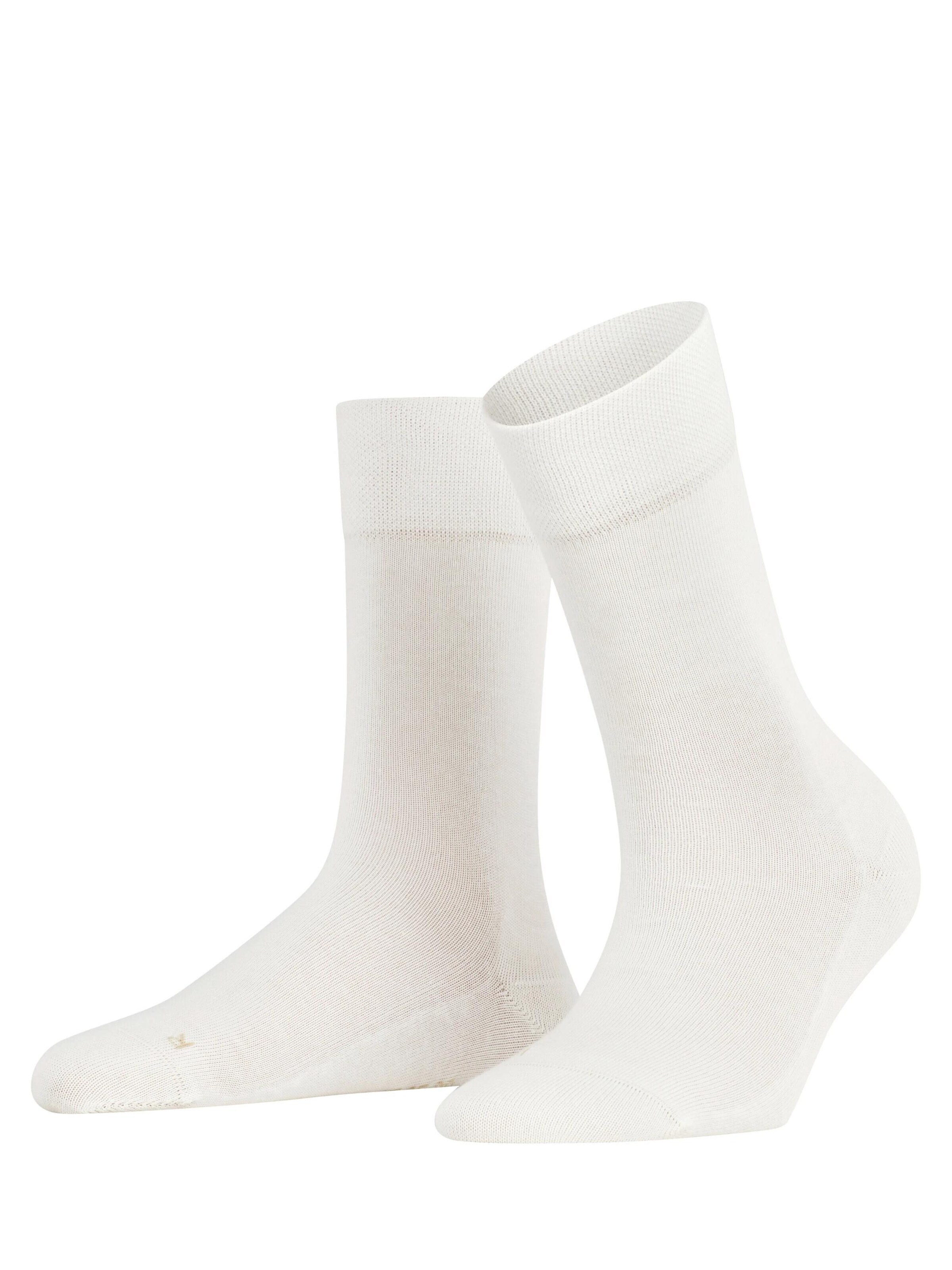 FALKE Socks 'Sensitive London' in White: front
