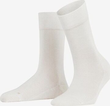 FALKE Socks 'Sensitive London' in White: front