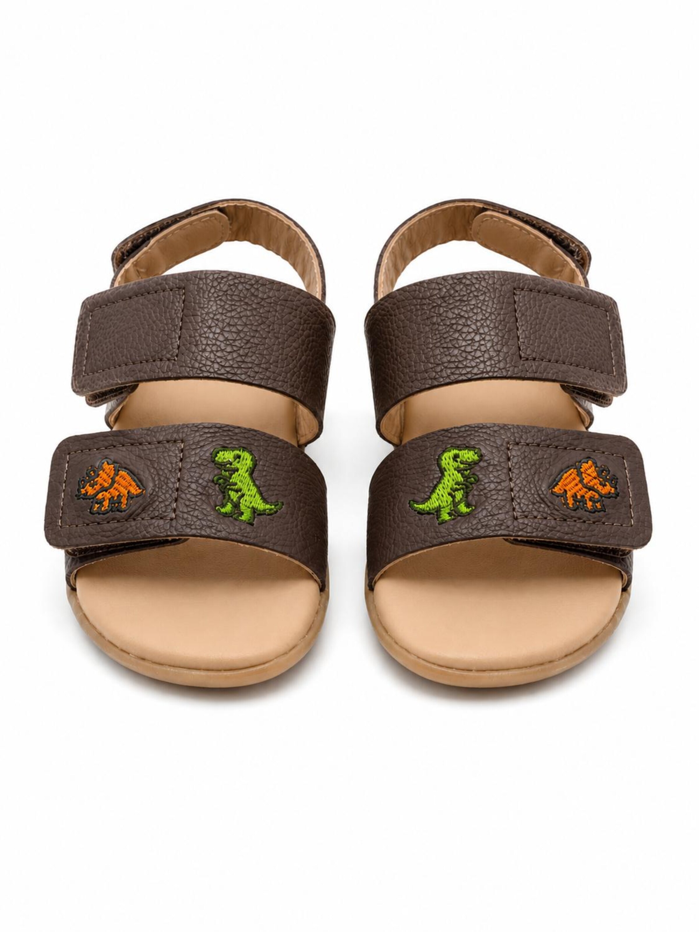 LIO&Friends Sandalen 'LIO&friends - Kindersandale - Jungen - Barfußsandale - braun' in Bruin: voorkant