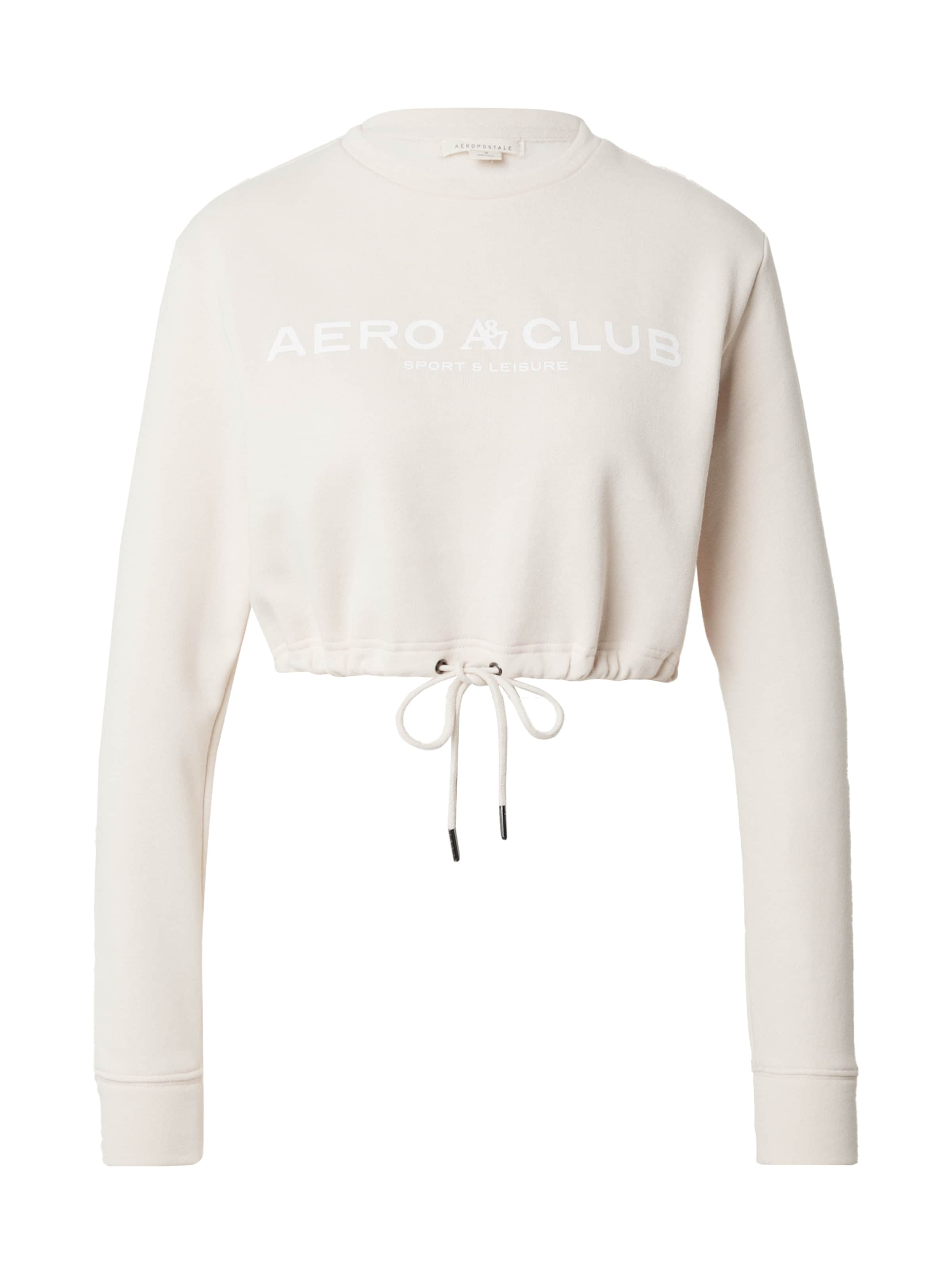 AÉROPOSTALE Sweatshirt i beige: framsida