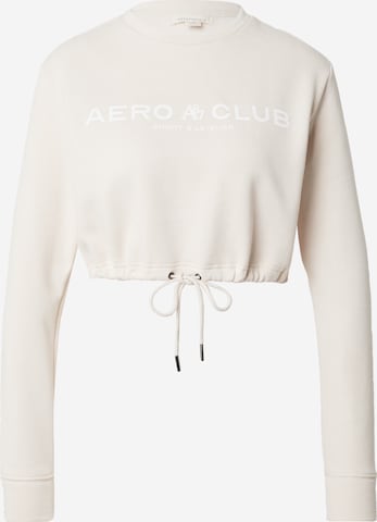 AÉROPOSTALE - Sudadera en beige: frente