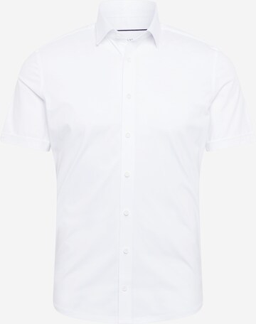 OLYMP Button Up Shirt 'Level 5' in White: front