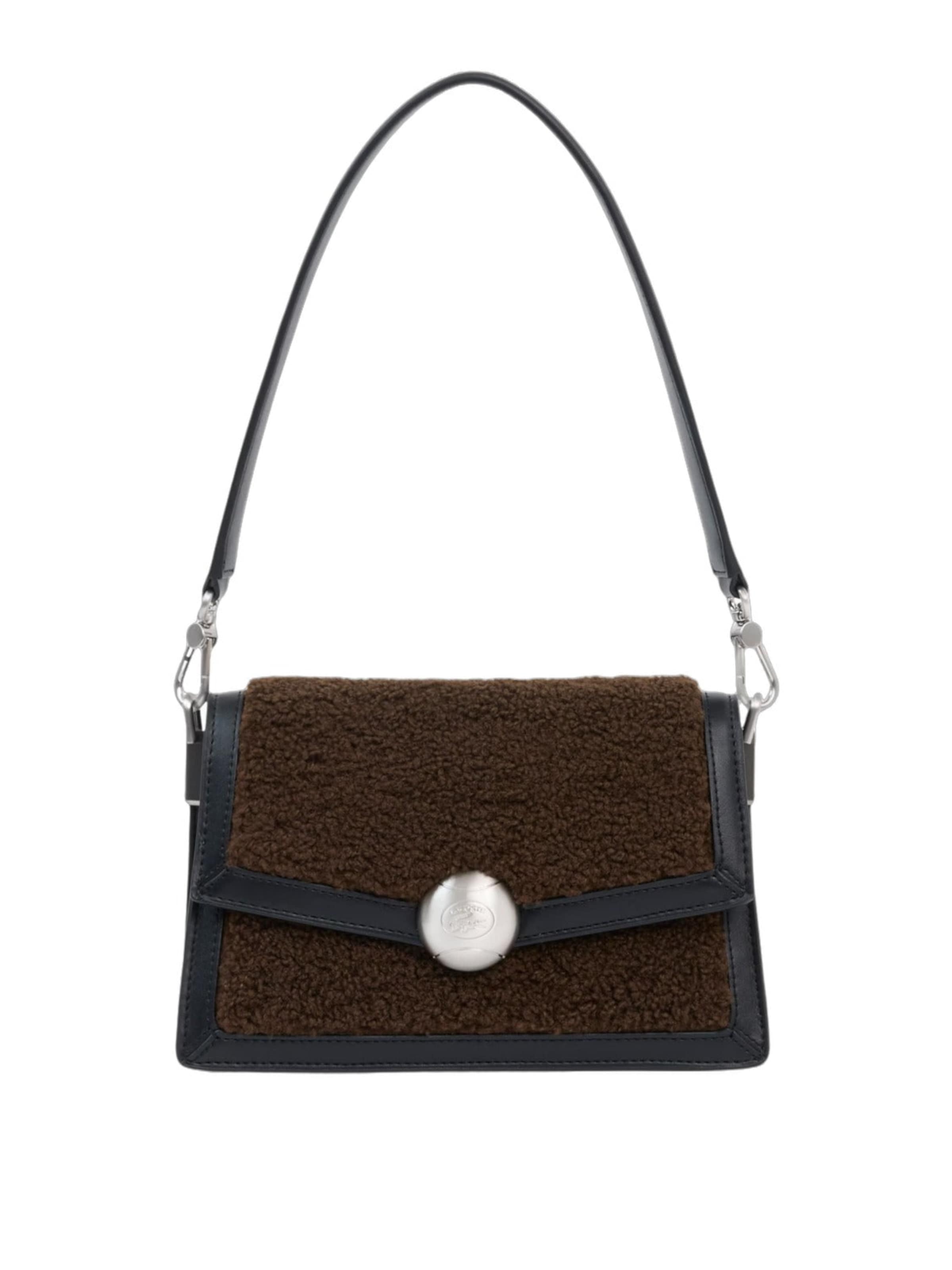 Borsa a spalla 'Tennis Bliss' di LACOSTE in marrone: frontale