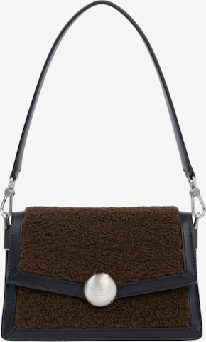 Borsa a spalla 'Tennis Bliss' di LACOSTE in marrone: frontale