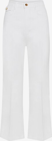 Mademoiselle YéYé Pants 'Right On' in White: front