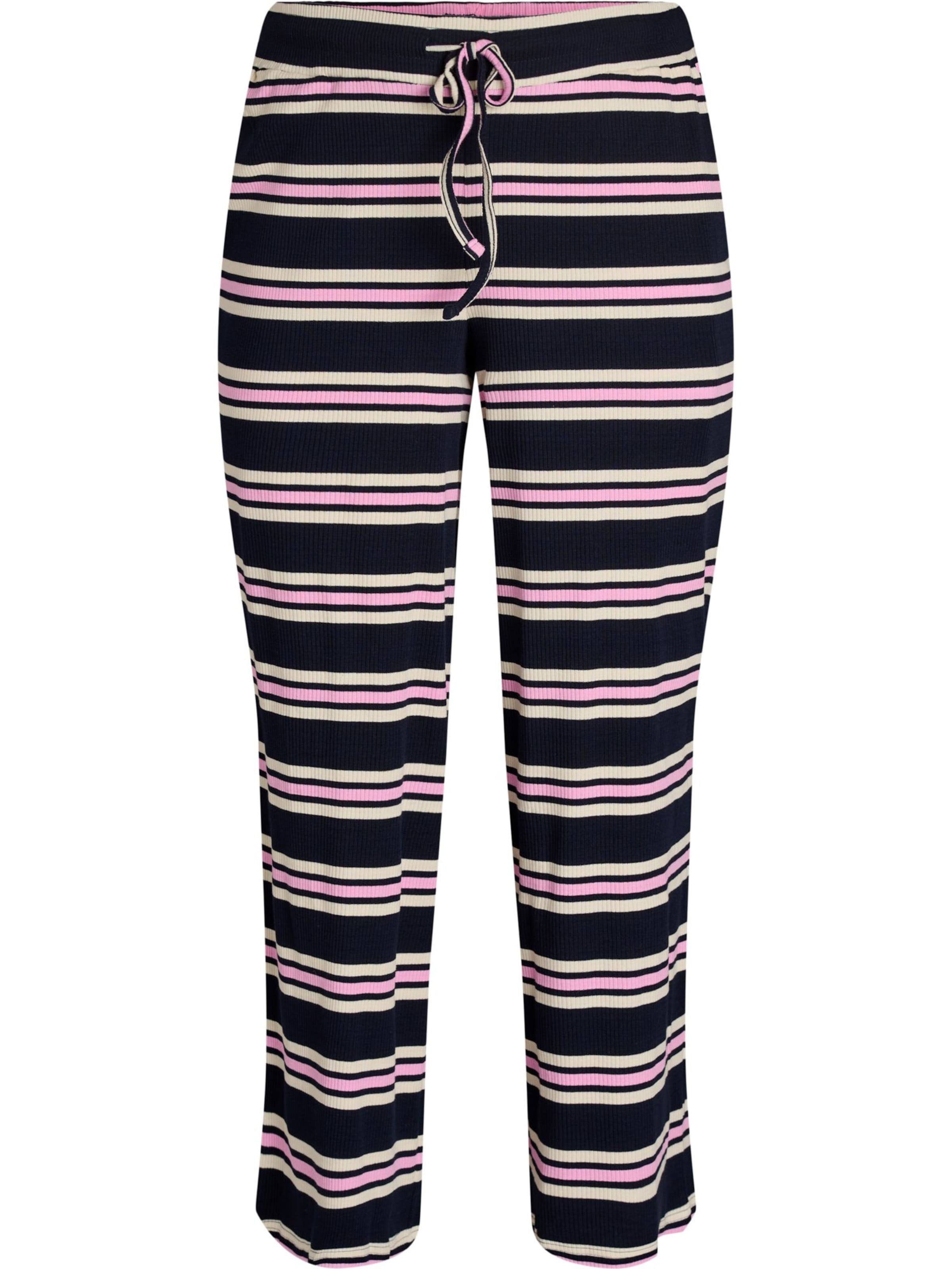 Zizzi Пижамные штаны 'Mellie' в Синий: спереди