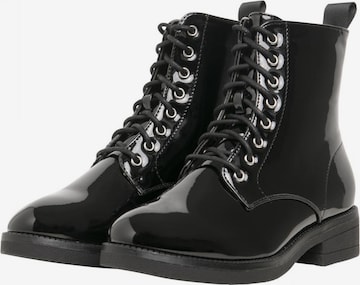 Urban Classics Lace-Up Ankle Boots in Black