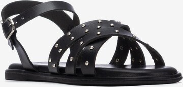 Refresh - Sandalias en negro: frente