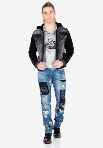 CIPO & BAXX Jeansjacke in Mischfarben