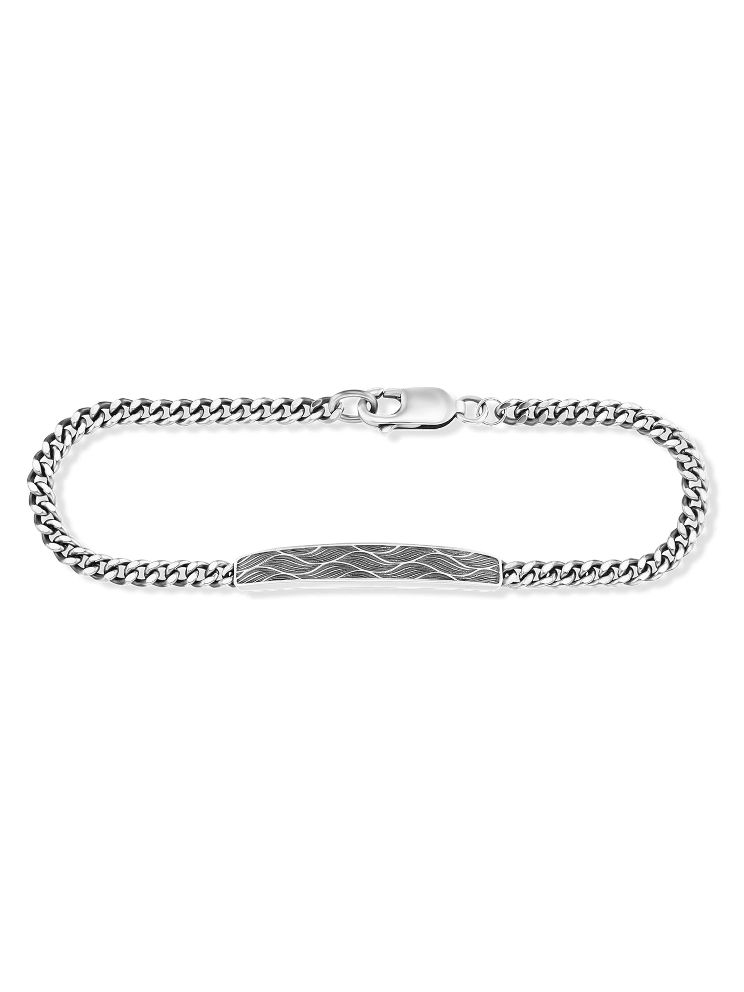 Bracelet caï en argent : devant
