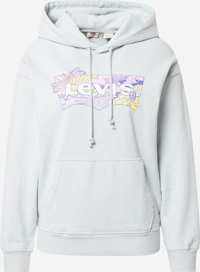 LEVI'S Sweatshirt in royalblau / hellblau / limone / hellpink / weiß, Produktansicht