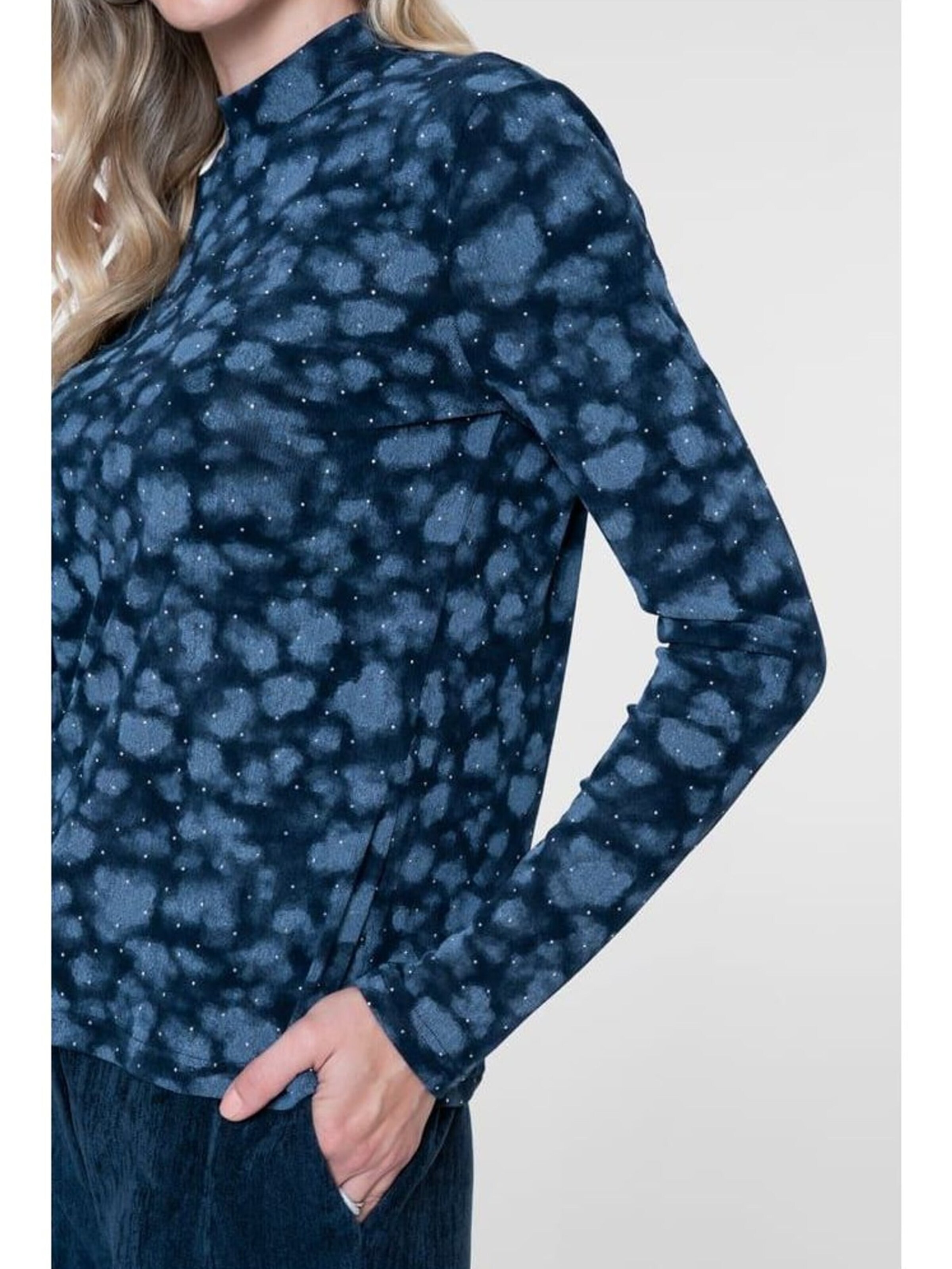 Geisha Top in Blauw