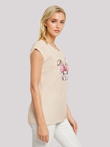 T-shirt 'Niedlicher Hase mit Schleife' F4NT4STIC en blanc