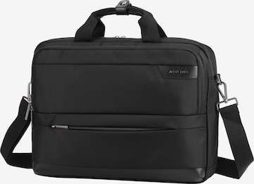 Sac d’ordinateur portable Aoking en noir : devant