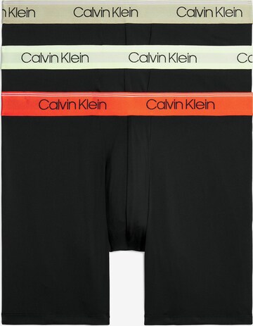 Boxeri de la Calvin Klein Underwear pe negru: față