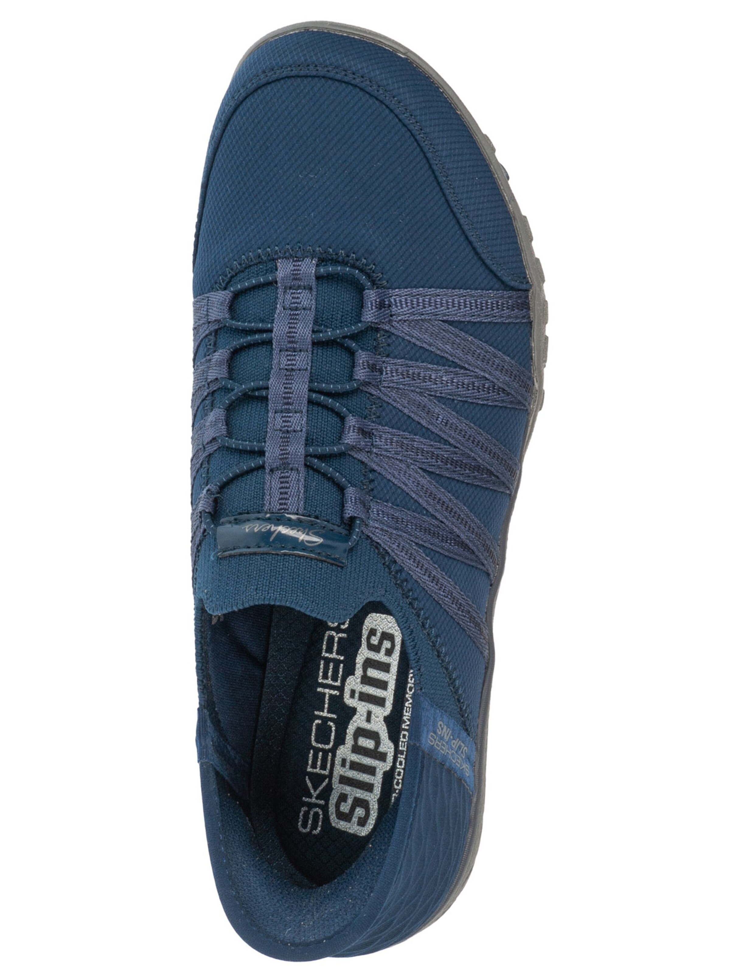 SKECHERS Sneakers laag 'Breathe Easy - Roll With Me' in Blauw