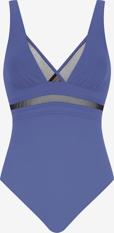 Bustier Maillot de bain SUNFLAIR en bleu : devant