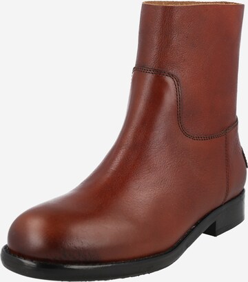 SHABBIES AMSTERDAM Ankle Boots in Brown: front