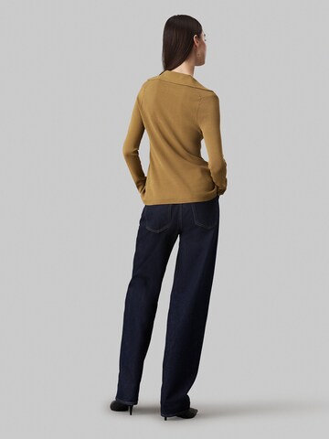Calvin Klein Jeans Gebreid vest in Goud