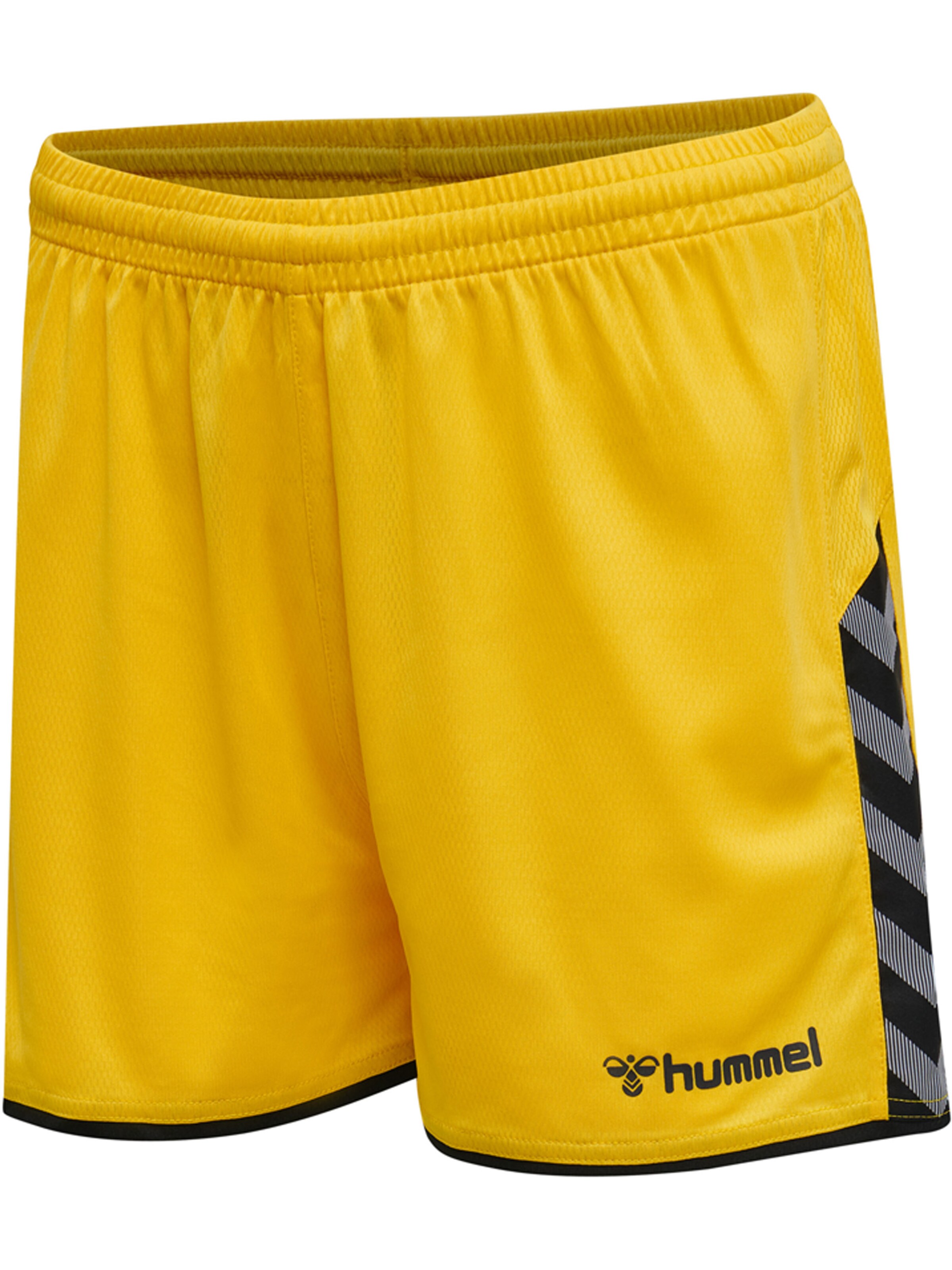 Hummel Regular Workout Pants 'Poly' in Yellow