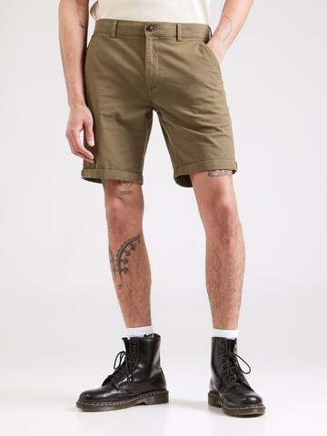JACK & JONES Обычный Брюки-чинос 'JPSTFury' в Зеленый: спереди