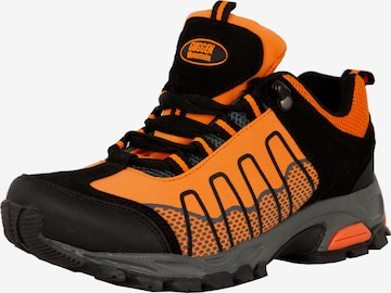 Guggen Mountain Sportlicher Schnürschuh 'Wandern Trekkingschuhe T002 Wanderschuhe' in Orange: Vorderseite