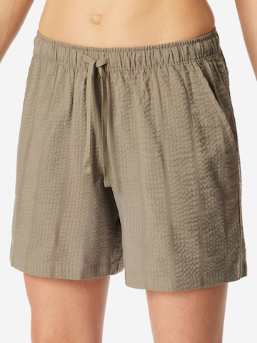 Pantalon de pyjama ' Mix Relax ' SCHIESSER en vert : devant