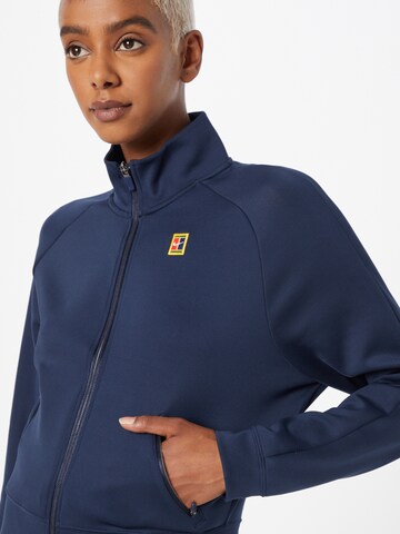 NIKE Sports sweat jacket in Blue