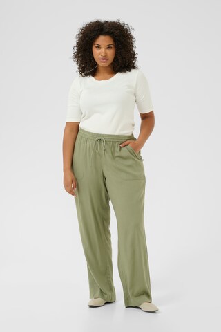 KAFFE CURVE Loosefit Hose 'Mille' in Grün