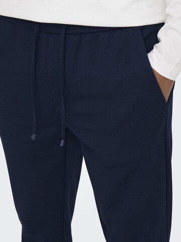 Only & Sons Конический (Tapered) Штаны 'ONSLINUS' в Синий