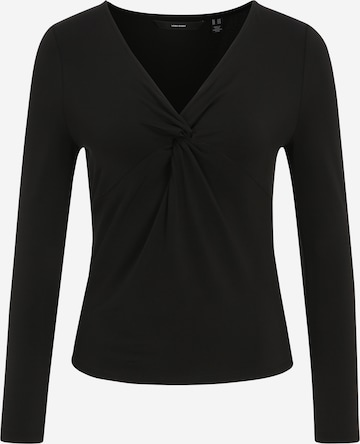Vero Moda Petite Shirt 'HEVI' in Black: front