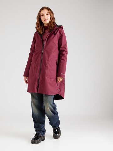 Giacca funzionale 'Rain128' di ILSE JACOBSEN in rosso: frontale