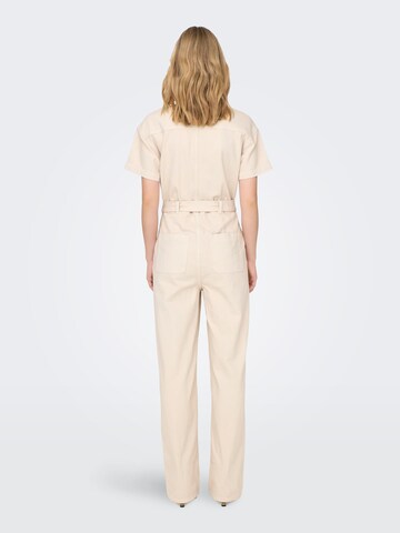 Tuta jumpsuit 'ANGIE' di ONLY in beige