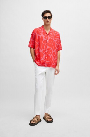 BOSS Comfort Fit Hemd  'S-Drew-SH-242' in Rot