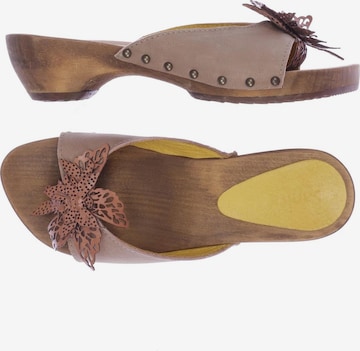 SANITA Sandalen 40 in Braun: Vorderseite