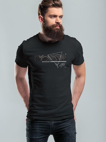 Neverless Shirt 'future street style' in Black