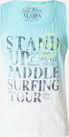 mėlyna CAMP DAVID Marškinėliai: priekis