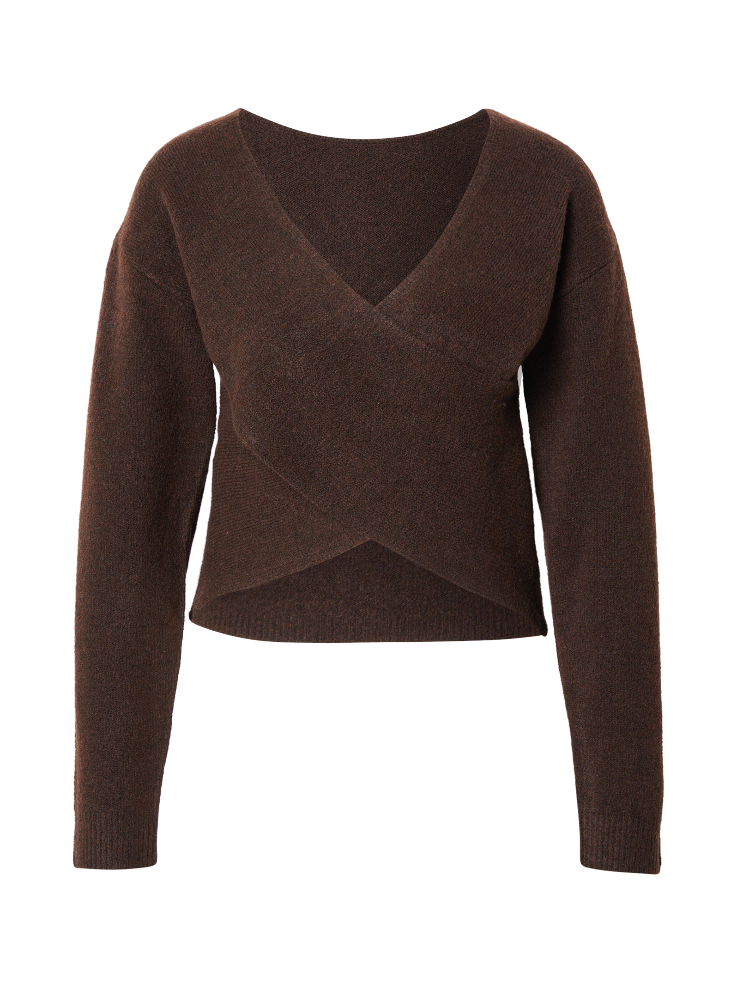 PIECES Sweater 'PCNANU' in Brown: front