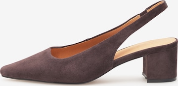 WODEN Pumps 'Julia' in Brown: front